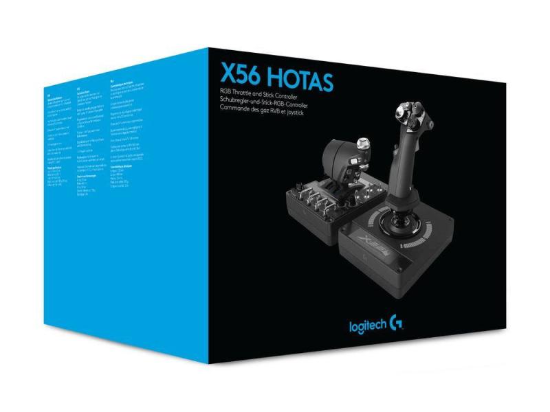 Logitech Simulations-Controller G Saitek X56 Rhino H.O.T.A.S.