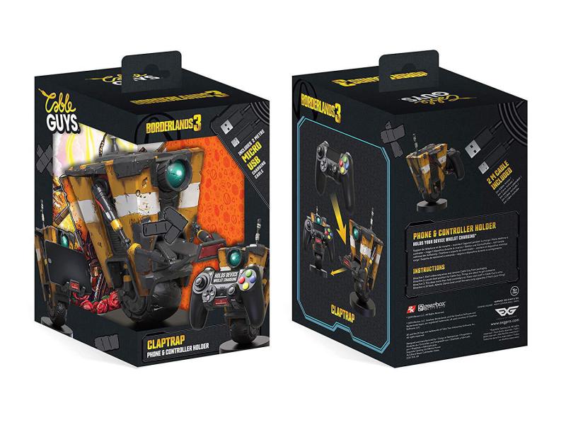 Exquisite Gaming Ladehalter Cable Guys - Borderlands Claptrap 20cm