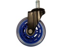 LC-Power Gaming Stuhlrollen 5er Set Dunkelblau