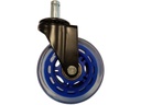 LC-Power Gaming Stuhlrollen 5er Set Dunkelblau