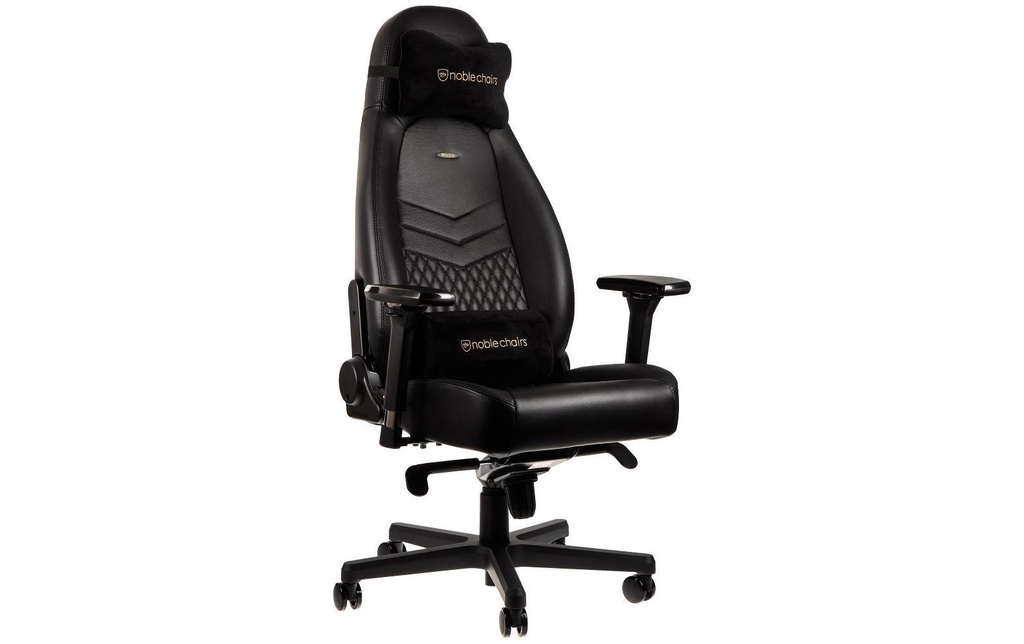 noblechairs Gaming-Stuhl ICON Echtleder Schwarz