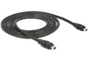 Delock FireWire-Kabel 400Mbps 4Pin-4Pin 1 m