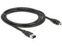 Delock FireWire-Kabel 400Mbps 6Pin-4Pin 2 m