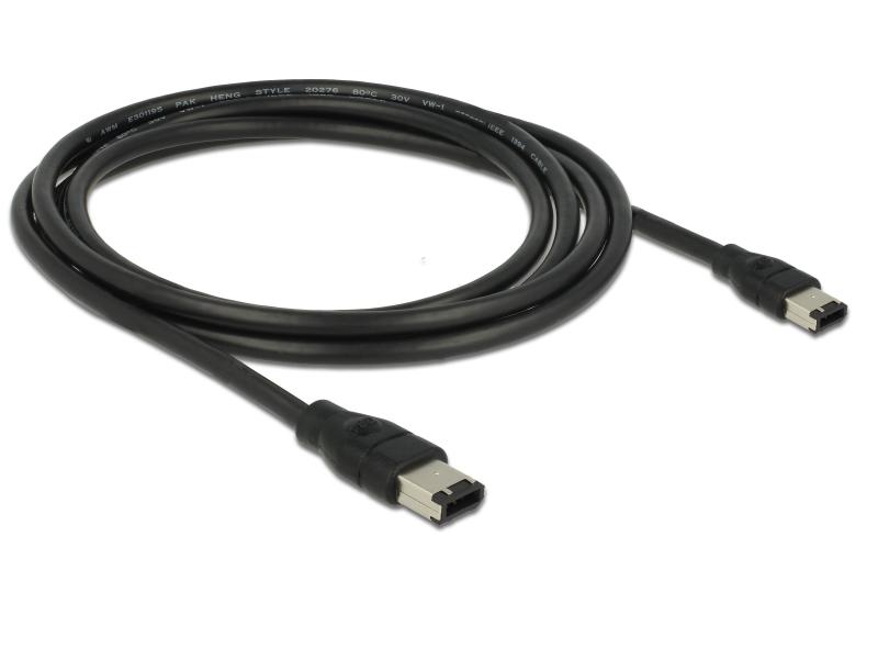 Delock FireWire-Kabel 400Mbps 6Pin-6Pin 1 m