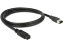 Delock FireWire-Kabel 400Mbps 9Pin-6Pin 1 m