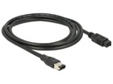 Delock FireWire-Kabel 400Mbps 9Pin-6Pin 2 m
