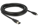 Delock FireWire-Kabel 800Mbps 6Pin-4Pin 3 m