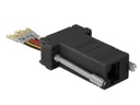 Delock Adapter RJ-45 - RS-232 DB9 (f-f) schwarz