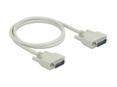 Delock Anschlusskabel D-Sub15 Stecker zu Stecker 1 m
