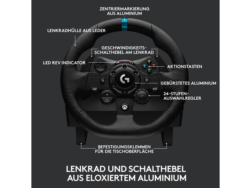 Logitech Lenkrad G923 TRUEFORCE für Xbox One / Series X / PC