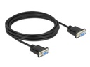 Delock Anschlusskabel Nullmodem RS-232 DB9, (f-f) 4 m