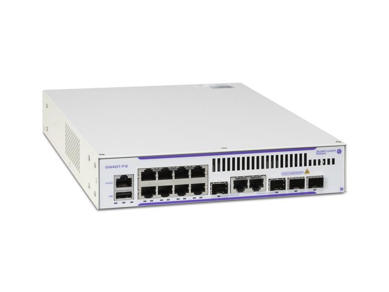 Alcatel-Lucent PoE+ Switch OS6465T-P12 10 Port