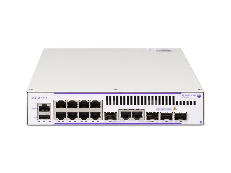 Alcatel-Lucent PoE+ Switch OS6465T-P12 10 Port