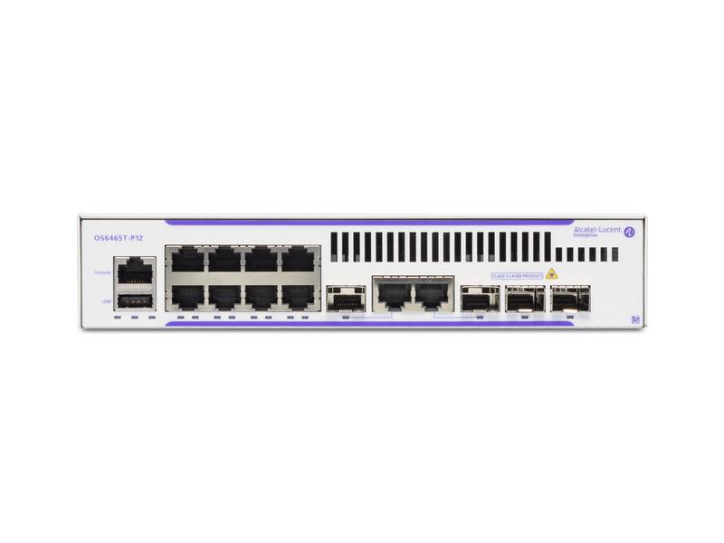 Alcatel-Lucent PoE+ Switch OS6465T-P12 10 Port