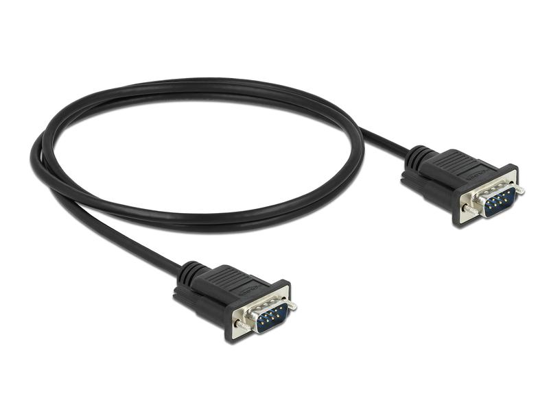 Delock Anschlusskabel RS-232 DB9, m-m 1 m