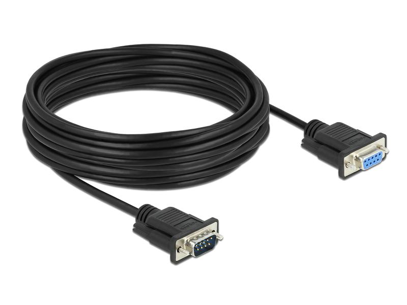Delock Verlängerungskabel RS-232 DB9, Stecker zu Buchse 10 m