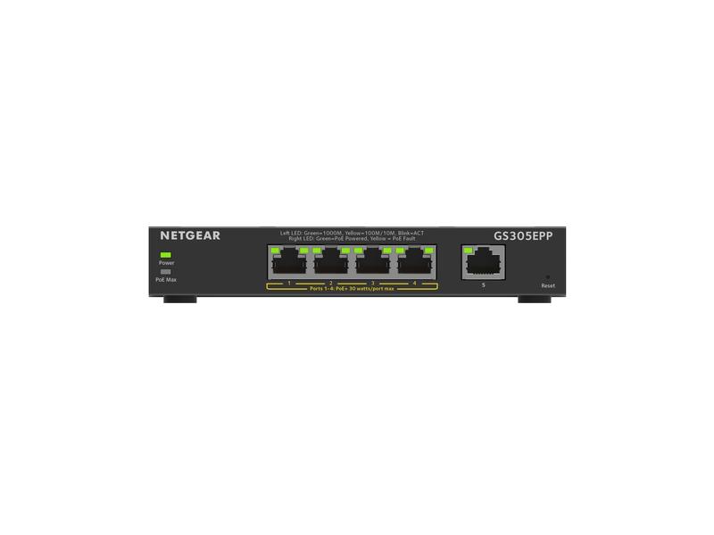 Netgear PoE+ Switch GS305EPP-100PES 5 Port