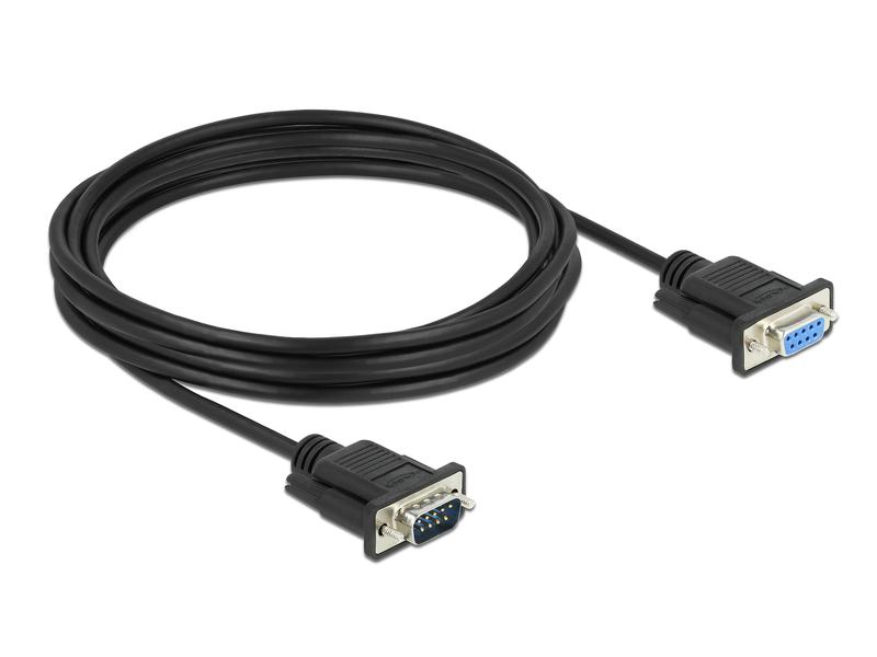 Delock Verlängerungskabel RS-232 DB9, Stecker zu Buchse 4 m