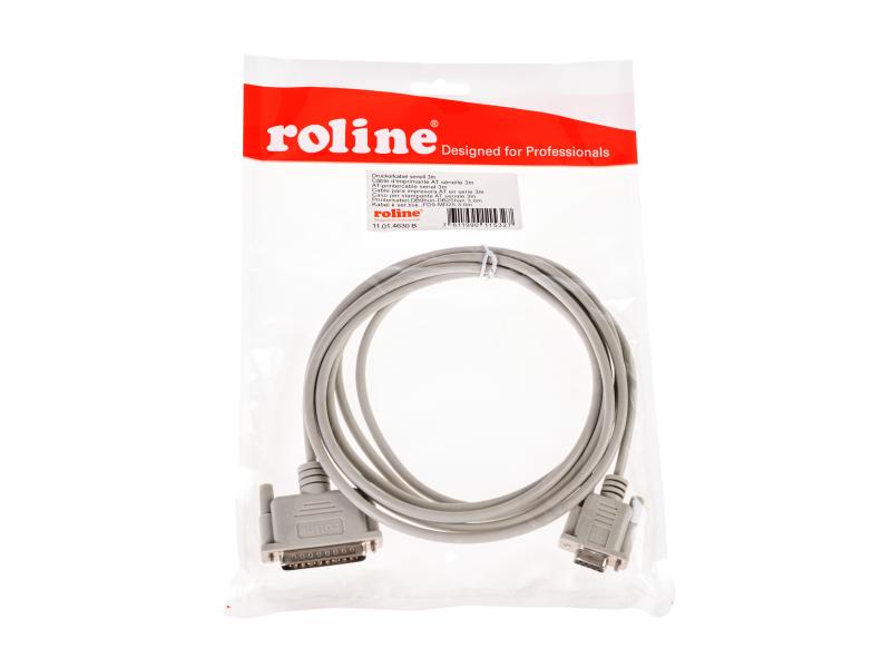 Diverse Adapterkabel RS-232 DB9 - DB25 (f-m) 3 m