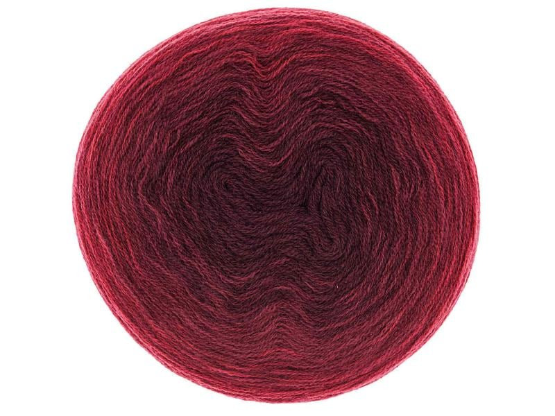 Rico Design Wolle Creative Wool Dégradé 200 g Bordeaux