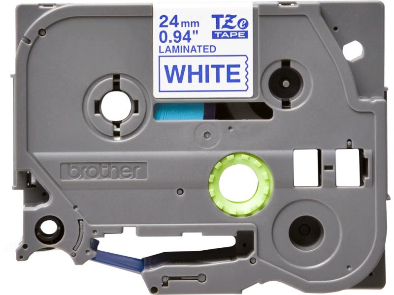 Brother Beschriftungsband TZe-253 Blau auf Weiss