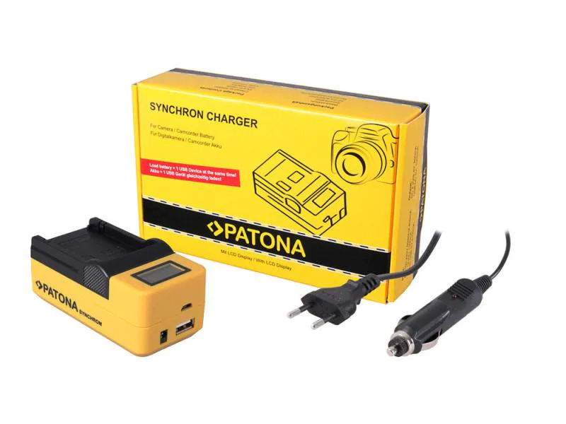 Patona Ladegerät Synchron USB Pentax DLi88