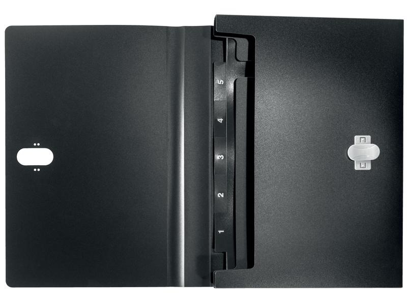 Leitz Fächermappe Recycle A4 Schwarz
