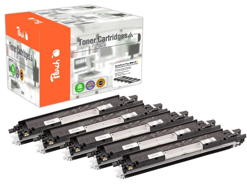 Peach Toner HP Nr. 126A (CE31A) 2x BK, 1x C, M, Y