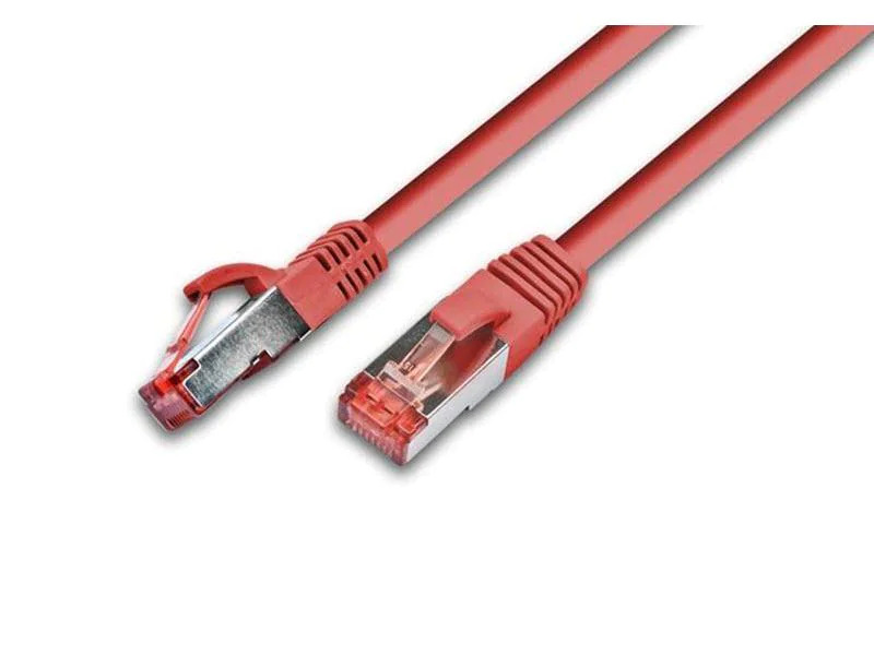 Wirewin Patchkabel RJ-45 - RJ-45, Cat 6, S/FTP, 1 m, Rot
