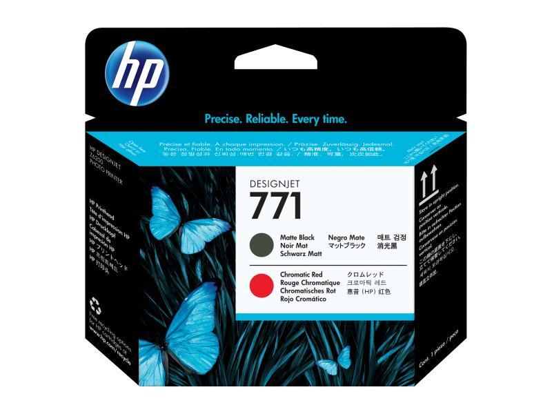 HP Druckkopf Nr. 771 (CE017A) Chromatic Red/Matte Black