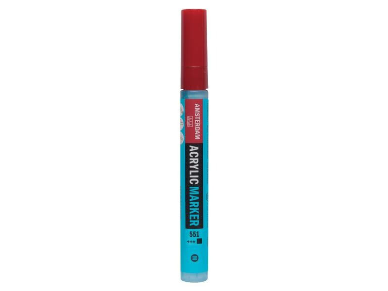 Amsterdam Acrylmarker M 551 Himmelblau Deckend