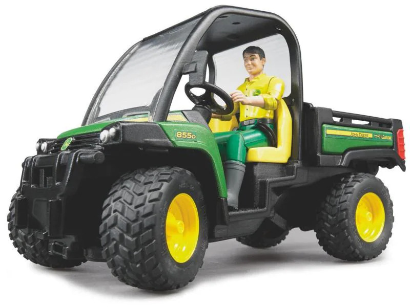 Bruder Spielwaren Landwirtschaftsfahrzeug John Deere Gator 8550 mit Fahrer