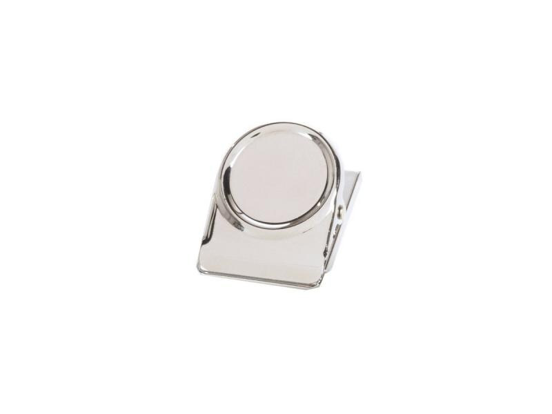 Magnetoplan Magnetclip Ø 3.5 cm Silber, 3 Stück