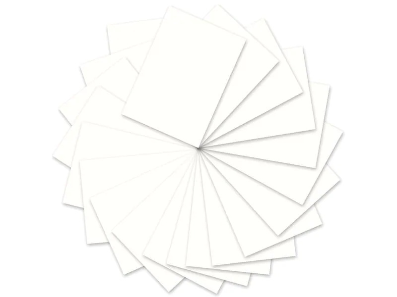 URSUS Tonzeichenpapier 50 x 70 cm, 130 g/m², 10 Blatt, Weiss