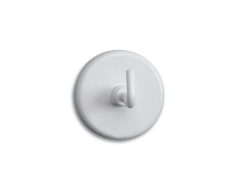 Maul Haftmagnet 5 x Ø 36 mm mit Haken Weiss