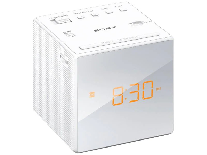 Sony Radiowecker ICF-C1 Weiss