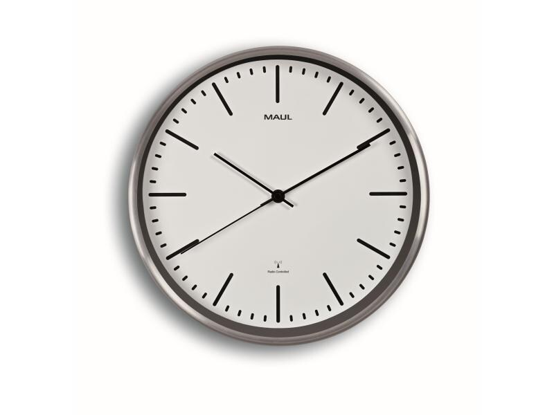 Maul Wanduhr MAULfly Ø 30 cm Silber/Weiss