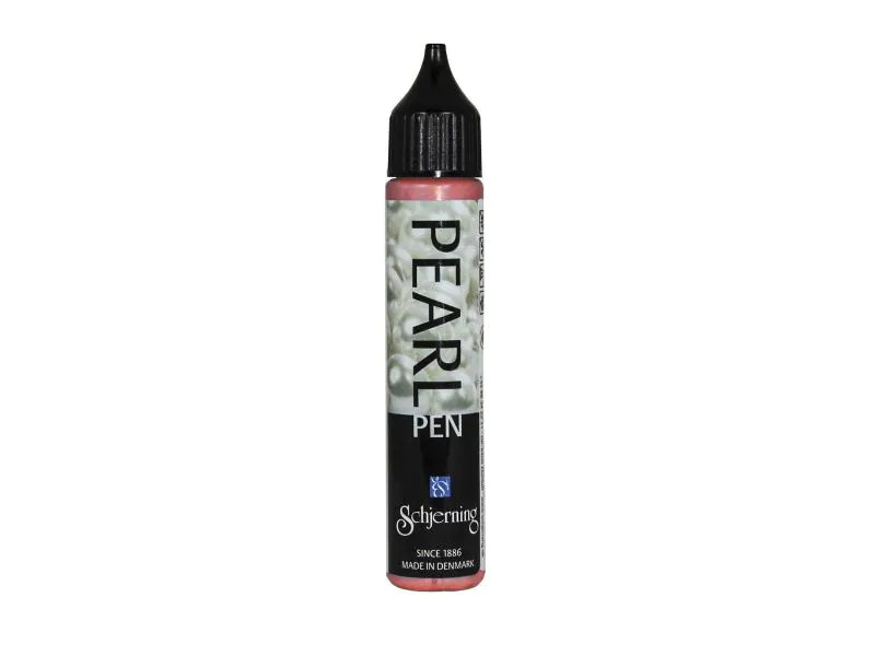 Schjerning Perlentropfenfarbe Pearl Pen 28 ml, Rot