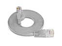 SLIM Slimpatchkabel RJ-45 - RJ-45, Cat 6, UTP, 1 m, Grau