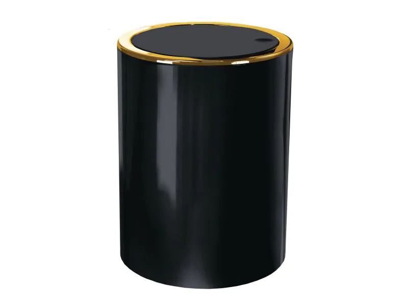 Kleine Wolke Swingeimer Clap 5 l, Gold/Schwarz