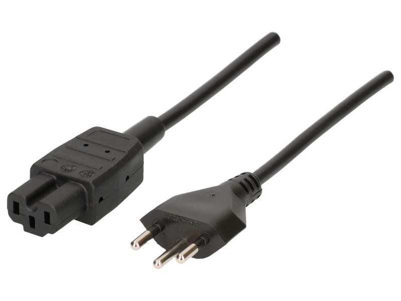 Max Hauri Netzkabel 2 m C15A-T12
