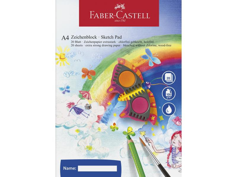 Faber-Castell Zeichenblock A4 20 Blatt