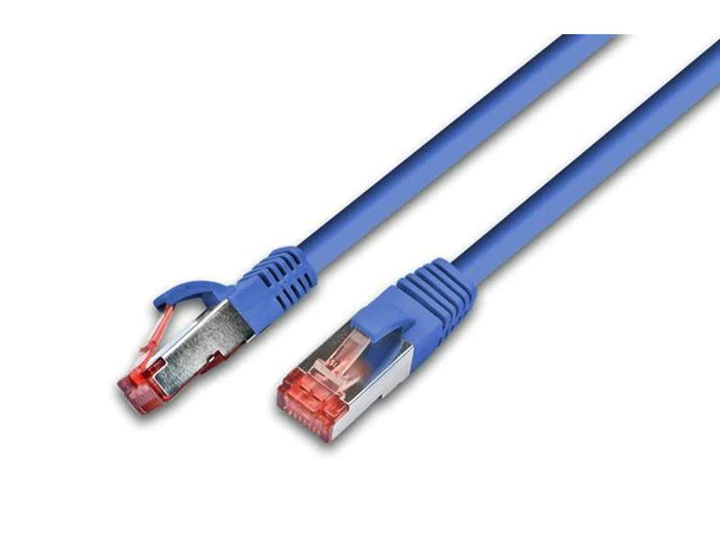 Wirewin Patchkabel RJ-45 - RJ-45, Cat 6, S/FTP, 0.5 m, Blau