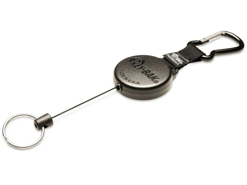 KEY-BAK Ausweishalter KB 488 120 cm, mit Clip, Schwarz
