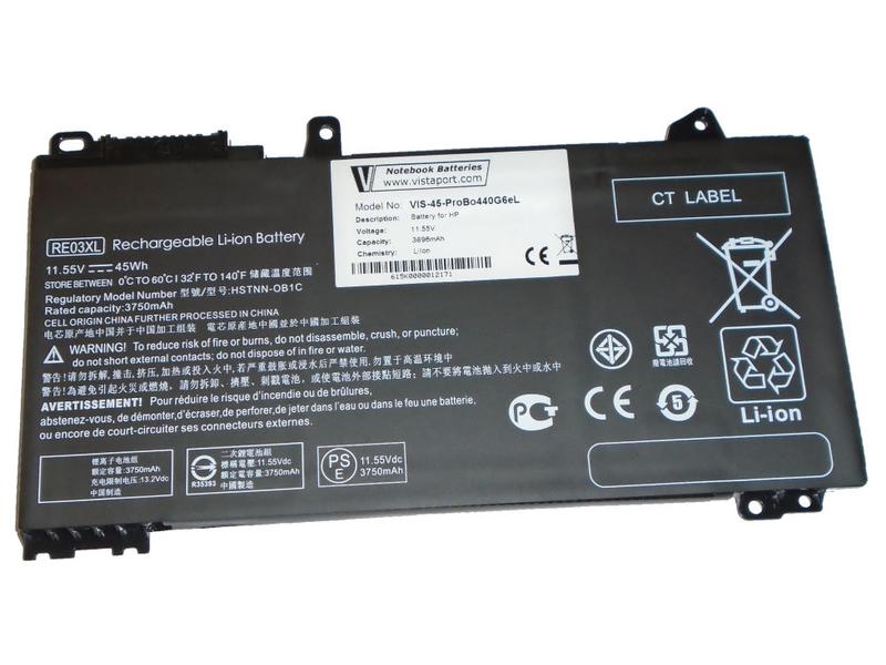 Vistaport Akku für HP ProBook 4430 G6/G7, 440/450 G6/G7, 455R G6