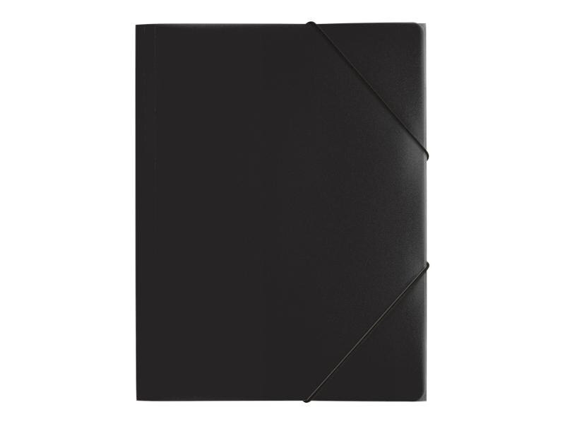 Pagna Gummibandmappe A4 PP Schwarz