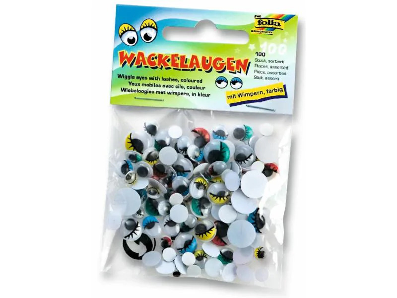 Folia Wackelaugen  100 Stück