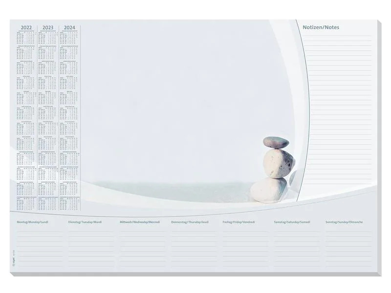 Sigel Schreibunterlage Harmony, 410 x 595 mm mit Kalender &amp; Planer