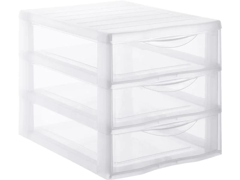 Sundis Schubladenbox A4 Oragamix Transparent