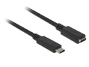 Delock USB 3.1-Verlängerungskabel 10Gbps PD 60W USB C - USB C 1 m